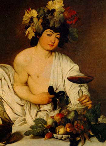 caravaggio's bachus